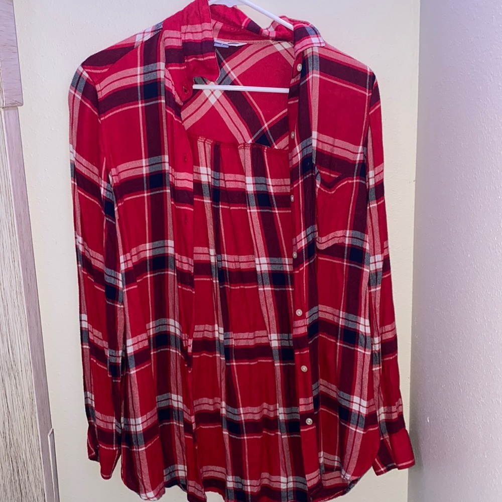 Plaid button up